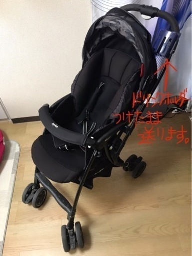 アップリカ ラクーナベビーカー　カモフラブラック