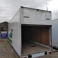 匝瑳市八日市場】No.AM-69 横扉付き 保冷コンテナ 長さ約320cm×幅185cm