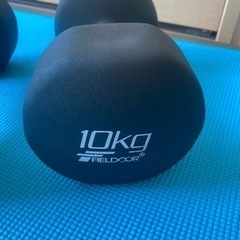 FIELDOOR  カラーダンベル　10kg X2