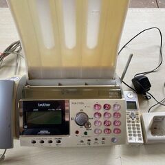 【取引決定しました】ブラザー　Fax機能付き電話機　子機付き