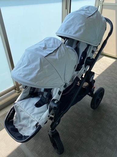 6月末まで・レインカバー付き★Baby jogger シティセレクト　双子　二人乗りベビーカー　バギー