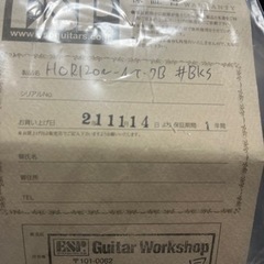 ESP E-Ⅱ HORIZON NT-7B 7弦ギター