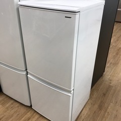 SHARP（シャープ）の2ドア冷蔵庫2018年製（SJ-C14D-W）です 
