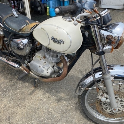 Kawasaki エストレア RS 書類あり 鍵あり ジャンク扱い 不動 福岡市南区 