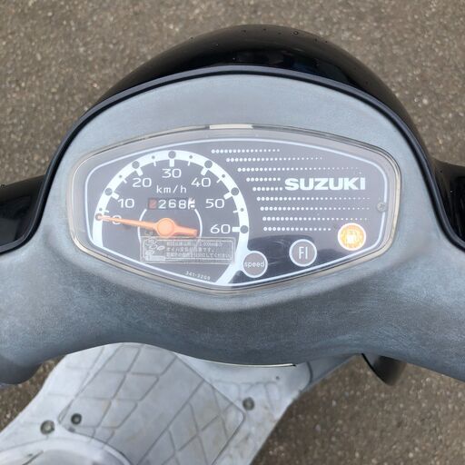 YJU-32 スズキ SUZUKI レッツ4 実働車 JBH-CA45A 2268km 車体 バイク