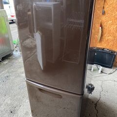 W1205　パナソニック　ブラウン　2ドア冷蔵庫　１３８L　2012年
