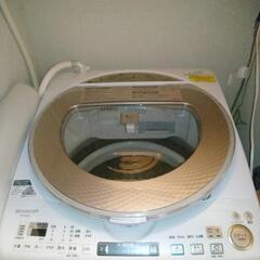 SHARP プラズマクラスター縦型洗濯乾燥機9.0k 2017年製