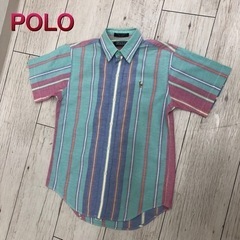 【POLO】ポロ　M  ボタンダウンシャツ　半袖