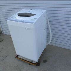 東芝 全自動洗濯機 ５㎏ ピュアホワイト AW-50GM ２０１...