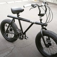 ファットタイヤの自転車