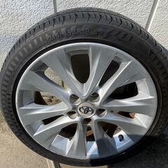 18インチAW＆タイヤ　アルファード純正 4本セット