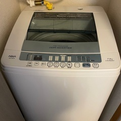 洗濯機　2015年製　AQUA-V700E(W)