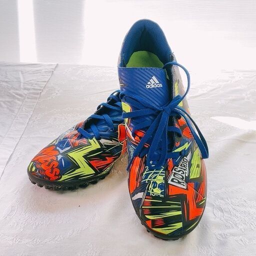 アディダスadidas ネメシスメッシトレーニングシューズトレシューチームロイヤルブルーxシルバーメタリックxソーラーイエロー27 5 まんぼう 伊豆高原の靴 スニーカー の中古あげます 譲ります ジモティーで不用品の処分