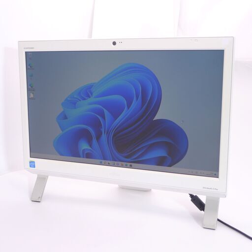 Windows11搭載 中古美品 一体型パソコン 21.5型 富士通 FH52/M Celeron 4GB 1TB BD-R 無線 Wi-Fi Bluetooth カメラ Office済