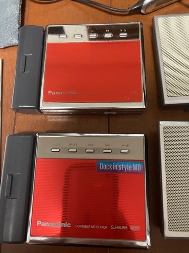 パナソニックポータブルMDプレーヤー2台　中古