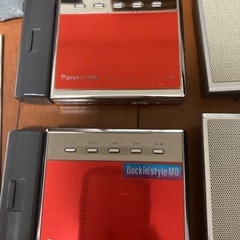 パナソニックポータブルMDプレーヤー2台　中古