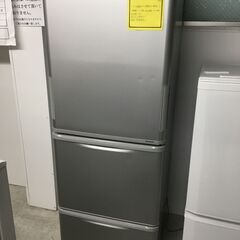 SHARP/シャープ 3ドア冷蔵庫 SJ-W351E-S 350L 2019年製 中古品