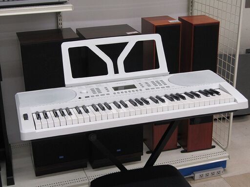 ONETONE ワントーン 61鍵 電子キーボード OTK-61S スタンド/イス/アダプター/取説付属 中古美品 動作品