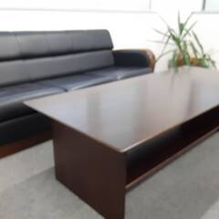 美品☆KOKUYO革ばり応接セット