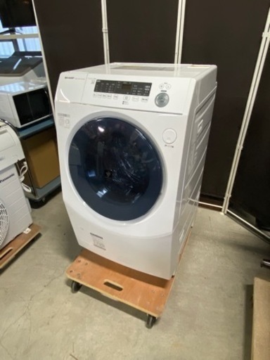 美品!! SHARP ドラム式電気洗濯乾燥機 左開き ES-H10E-WL 2020年