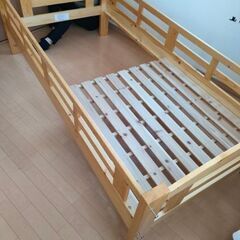 子供用木製二段ベッド ニトリ