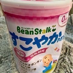 【決定済】粉ミルク すこやか 【2021.12月・開封済み・缶凹...