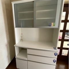 食器棚 レンジボード キッチンボード キッチン収納 【松田家具】