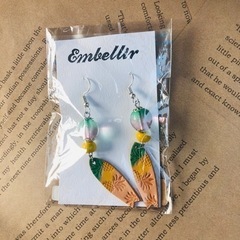 Embellir 春のアクセ祭り🌸 ヌメ革とウッド、グラデーショ...