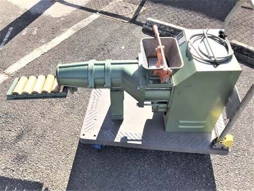 決算セール【引取限定・動画あり】林田鉄工 陶芸 土練機 KM-400 100V 0.4KW 現状渡し