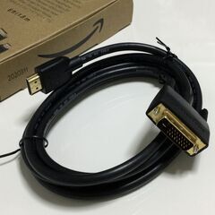 1.8m HDMI-DVI 変換ケーブル (タイプAオス - D...