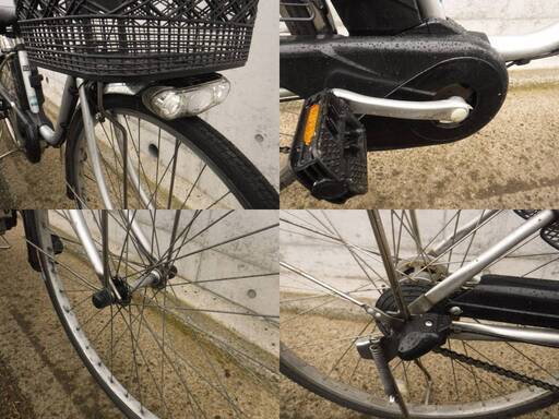 バッテリー強8.9Ah☆パナソニックの電動自転車 ビビTX 中古自転車 416