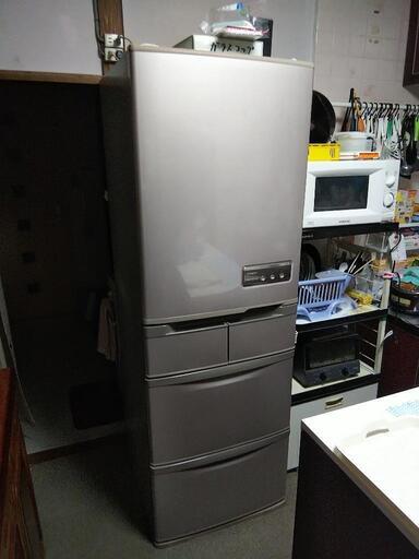 日立 冷凍冷蔵庫 415L R-S42ZML 5ドア スリムタイプ 省エネ＆乾燥抑制 T型 日本製 ノンフロン