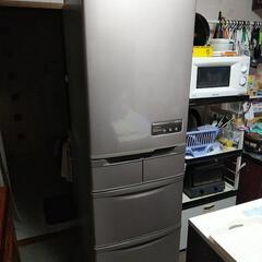 日立 冷凍冷蔵庫 415L R-S42ZML 5ドア スリムタイ...