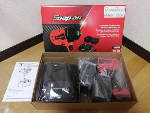 スナップオン　電動インパクト　新品　バッテリー2個