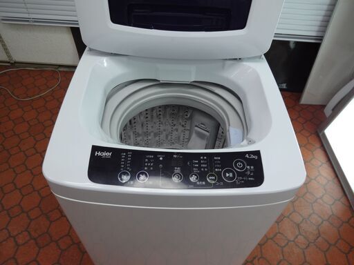 ID 016347　洗濯機　ハイアール　4.2K　２０１５年製　JW-K42K