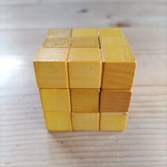 立方体 パズル 賢人パズル 木製