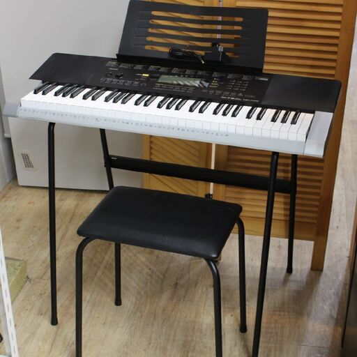 377)CASIO ベーシックキーボード CTK-4400 電子ピアノ 2017年製 スタンド付 カシオ 楽器 61鍵盤