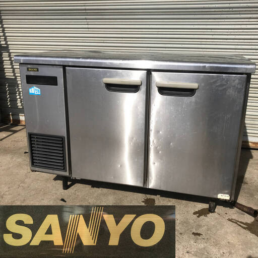 PH9/2　SANYO 三洋電機 コールドテーブル 業務用冷蔵庫 SUC-UV1261S 237L 中古品 1200×600×800㎜ 動作品