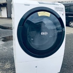 ①ET477番⭐️ 10.0kg⭐️日立ドラム式電気洗濯乾燥機⭐️ 
