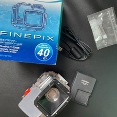 FINPIX防水プロテクター&おまけカメラ付き(カメラ訳アリ)