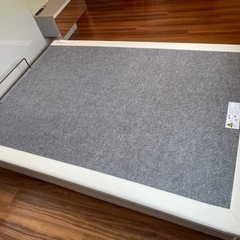 美品 ガス式跳ね上げ収納付きダブル ドリームベッド dreambed ベッド