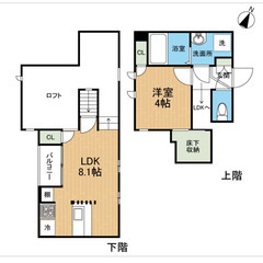 テレワーク最適 広さ2SLDKで家賃は1LDK サクラマチ 下通...