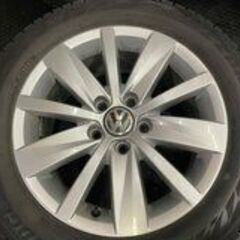 BS BLIZZAK VRX2 205/55R16】スタッドレス【VW ゴルフ 純正ホイール 16 