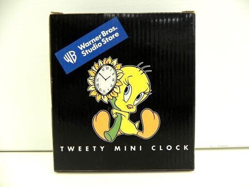 当時物! LOONEY TUNES 1998年 TWEETY ミニクロック 置時計 ワーナー 当時物! LOONEY TUNES 1998年 TWEETY ミニクロック 置時計 ワーナー