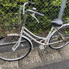 【リサイクルショップどりーむ鹿大前店】No.156　自転車　白色...