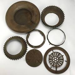 ba10/97 珍品 サロンストーブ 巴里型 アンティーク 昭和レトロ 古道具 