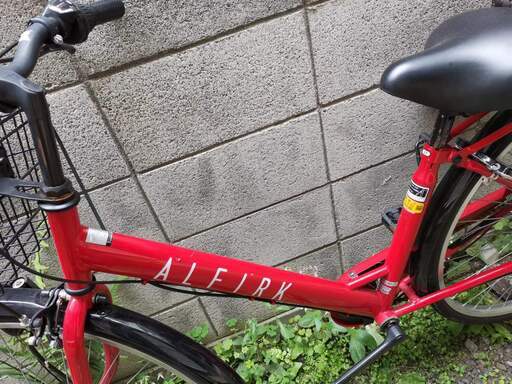 自転車 27インチ 6段変速ギア 後チャイルドシート子供乗せる