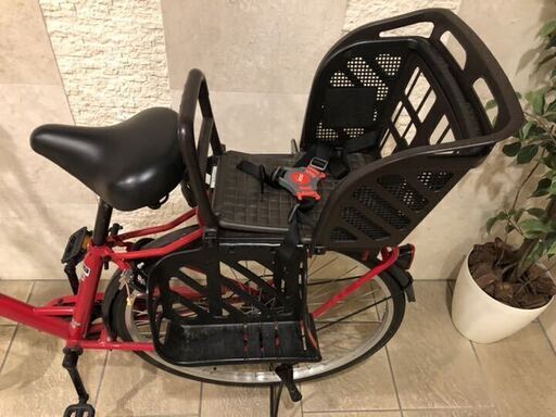 自転車 27インチ 6段変速ギア 後チャイルドシート子供乗せる