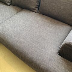 宇都宮でオシャレな家具を探すなら『オトワリバース！』ソファ ARMONIA アルモニア CIELO 3人掛け ダークグレー オットマン付き 中古品