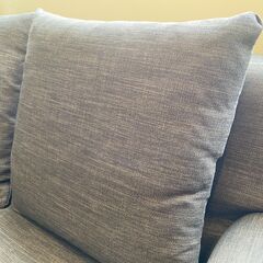 宇都宮でオシャレな家具を探すなら『オトワリバース！』ソファ ARMONIA アルモニア CIELO 3人掛け ダークグレー オットマン付き 中古品